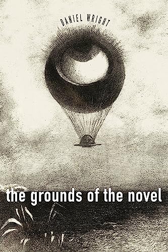 Book cover: "The Grounds of the Novel" with abstract dark eclipse image.