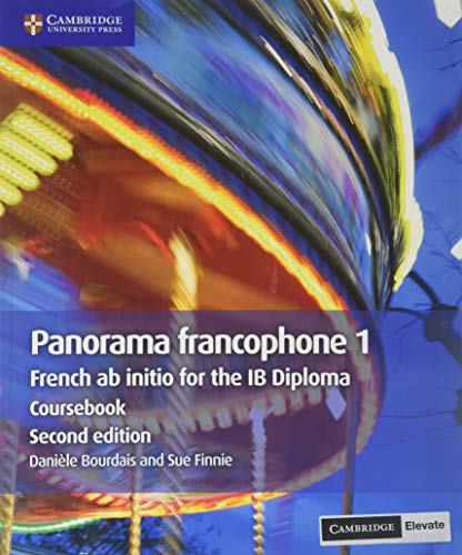 Textbook cover for Panorama francophone 1 featuring a blurred carousel ride image.