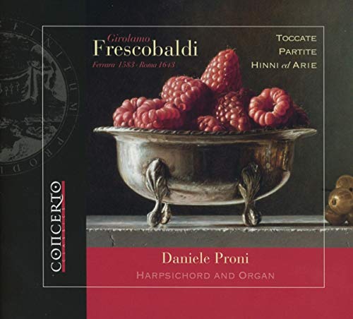 CD cover: raspberries in a gilded bowl, text naming composer and performer.