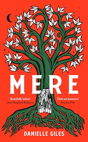Book cover: green tree with white flowers, title "Mere" in large text.