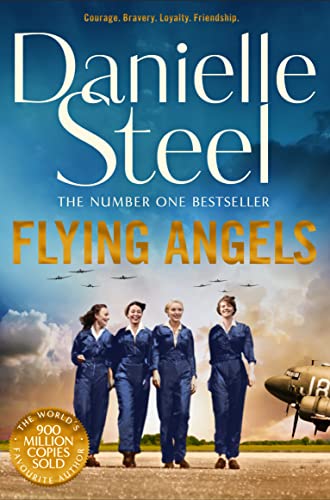 Book cover: “Flying Angels” by Danielle Steel, featuring women in uniform.