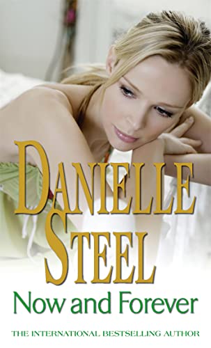Book cover: "Now and Forever" by Danielle Steel, featuring a woman’s face.