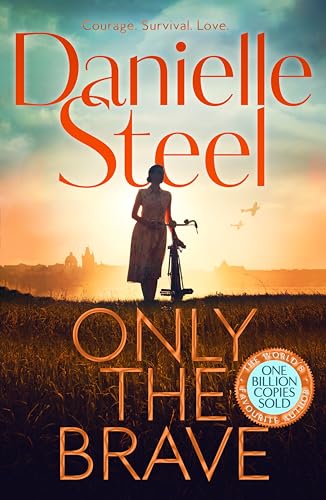 Book cover: woman with bicycle, cityscape, and airplane in background.