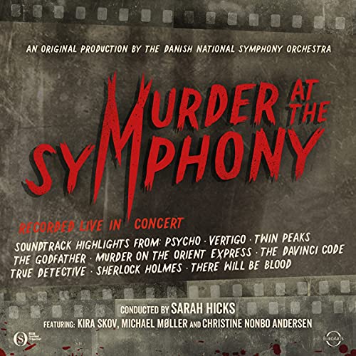 CD cover for "Murder at the Symphony" by the Danish National Symphony Orchestra.
