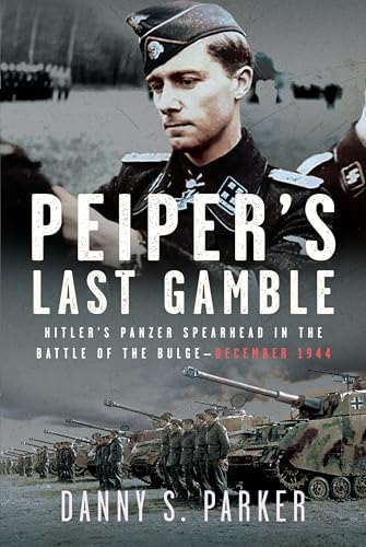Book cover featuring a German officer and tanks, Battle of the Bulge.