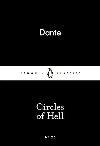 Black Penguin Classics book cover with white text: "Circles of Hell" by Dante.