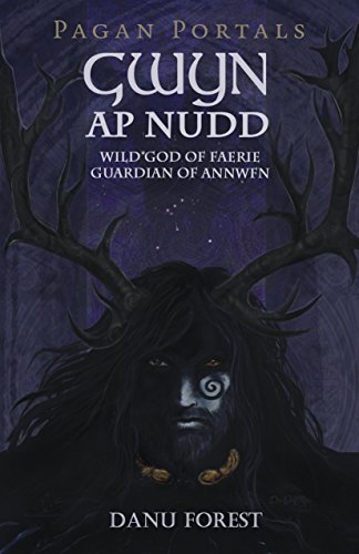 Book cover depicting a dark-haired, antlered figure with painted face.