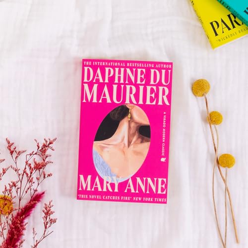 Pink book cover with a portrait and title “Mary Anne” by Daphne du Maurier.