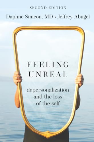Book cover showing a person holding a mirror reflecting the sky and water.