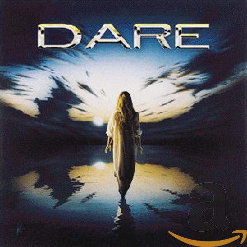 CD cover: woman seen from behind, stormy sky, and the word "DARE".