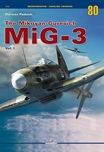 Book cover featuring a silver MiG-3 fighter plane in flight against clouds.