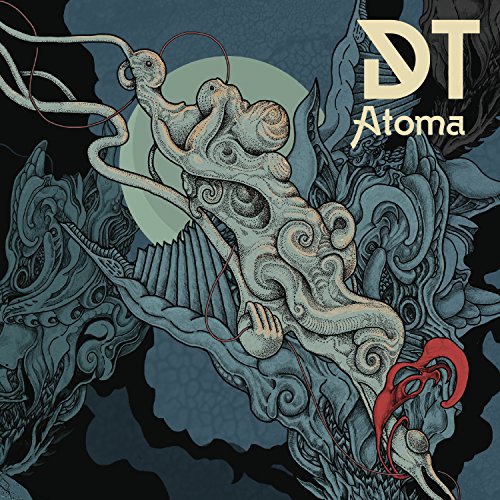 Dark Tranquillity “Atoma” CD cover: intricate, surreal illustration in blue tones.
