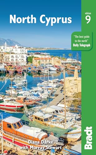 North Cyprus travel guide cover with a harbor scene and boats.