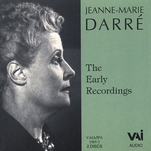 CD cover featuring a profile portrait of opera singer Jeanne-Marie Darre.