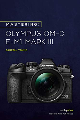 Book cover featuring a black Olympus OM-D E-M1 Mark III camera.