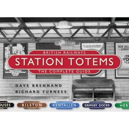Book cover featuring British Railways station totem signs and title.