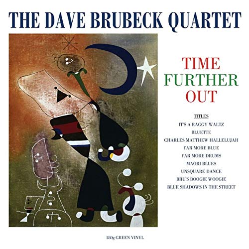 Vinyl cover art for The Dave Brubeck Quartet's Time Further Out with abstract painting.