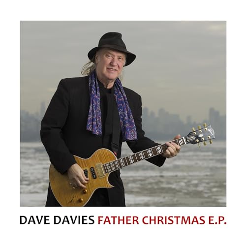Dave Davies with guitar, album cover for "Father Christmas E.P.