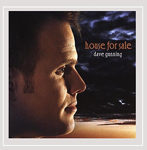 CD cover: Dave Gunning’s profile against a cloudy, dark blue sky.