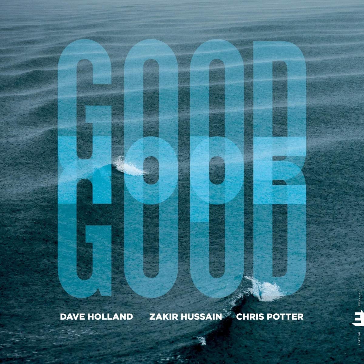 "CD album cover with 'Good Hope' text on a dark ocean background."