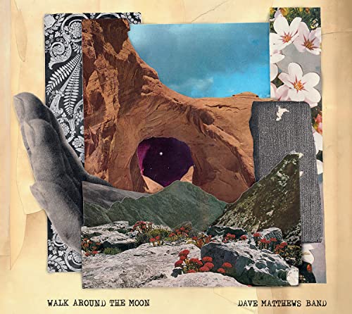 Dave Matthews Band “Walk Around The Moon” CD cover with collage imagery.