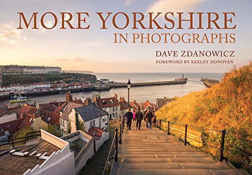 Book cover: coastal Yorkshire town scene with steps and people.