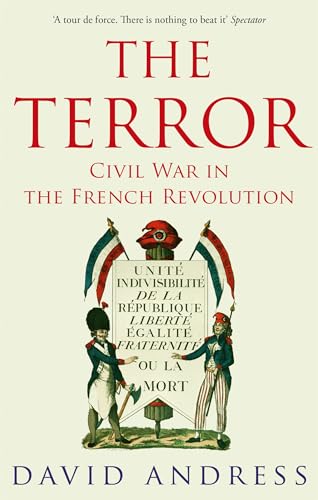 Book cover for "The Terror," depicting soldiers and a revolutionary emblem.