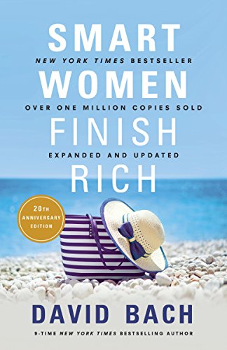 Book cover for Smart Women Finish Rich featuring a beach bag and hat.