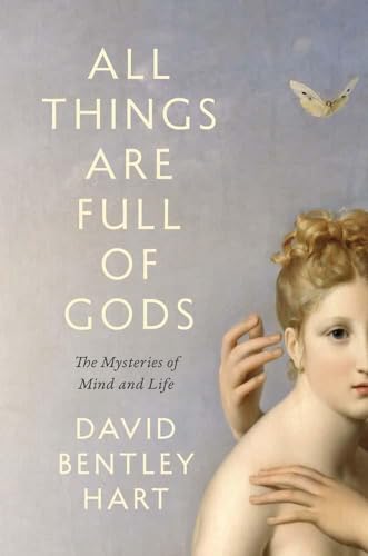 Book cover featuring a classical painting of a woman and a butterfly.