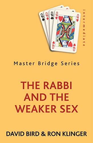 Book cover: "The Rabbi and the Weaker Sex" with playing cards.