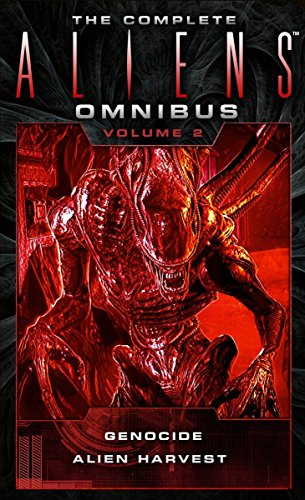 Book cover featuring a menacing red Xenomorph creature from the Aliens franchise.