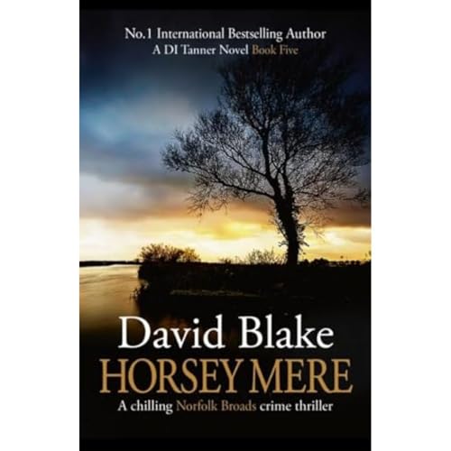 Book cover with a silhouetted tree against a sunset over water.