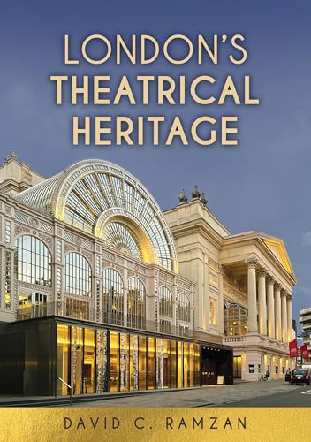 Book cover: “London’s Theatrical Heritage” with a theatre image.