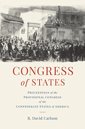 Book cover depicting a crowded 19th-century legislative hall, titled "Congress of States.