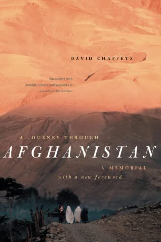 Book cover: Afghan landscape with figures, title "A Journey Through Afghanistan.