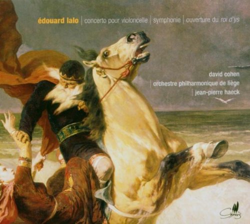 CD cover: painting of a knight with a rearing white horse.