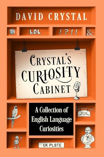 Book cover: "Crystal’s Curiosity Cabinet" with curiosities displayed in shelves.