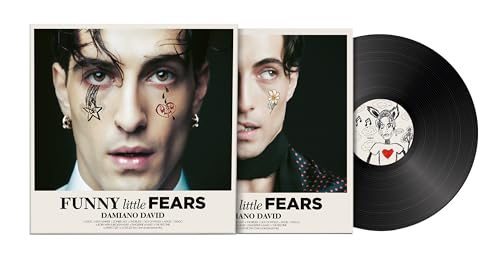 Damiano David vinyl record set featuring close-up portrait covers and a black vinyl disc.