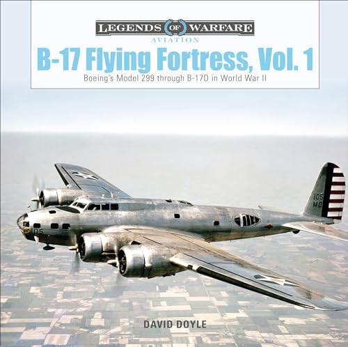 B-17 Flying Fortress aircraft in flight, book cover illustration.