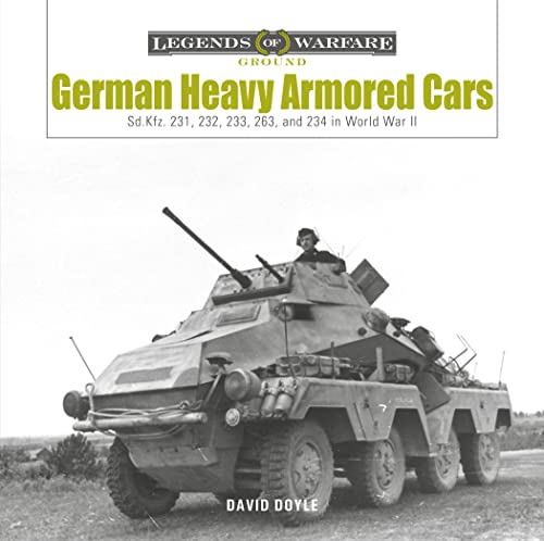 Book cover featuring a black and white photo of a German armored car.