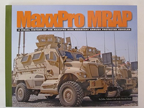 Book cover featuring a tan MaxxPro MRAP vehicle in a desert landscape.