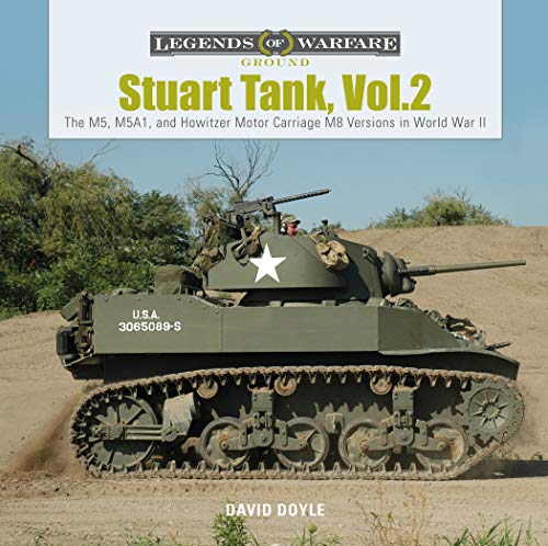 Book cover featuring a green U.S. Army Stuart tank in a field.