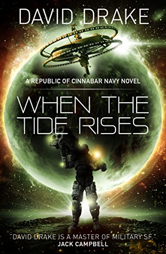 Sci-fi book cover featuring a spacesoldier and spaceship against a nebula.