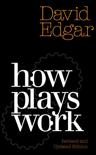 Black book cover with white text: “how plays work”, revised edition.