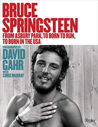 Book cover featuring a black and white portrait of Bruce Springsteen.