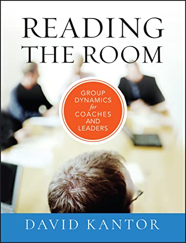 Book cover: "Reading the Room" with a blurred image of a meeting.