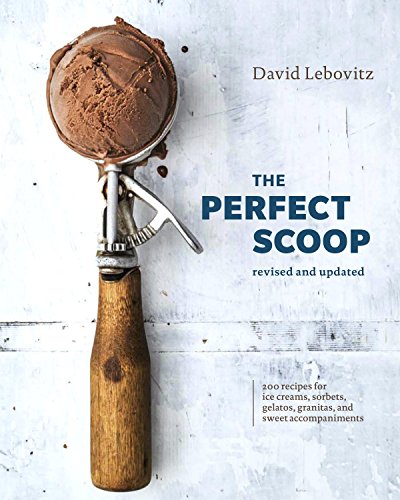 Book cover featuring a scoop of chocolate ice cream and the title The Perfect Scoop.