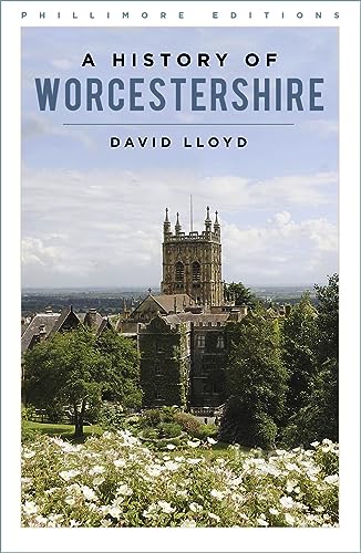 Book cover: “A History of Worcestershire” with a cathedral image.