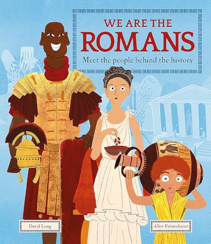 Book cover: illustrated Romans, including soldiers and civilians, with text.