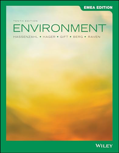 Textbook cover for “Environment,” tenth edition, with blurred landscape background.